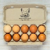 ヴィンテージ素朴チキンフカスタムァーム卵印 ラバースタンプ