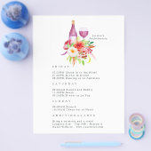 ヴィンテージ素朴チャームバチェロレッテの日程 チラシ (シングル)