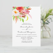 ヴィンテージ素朴チャームリハーサルディナー 招待状 (スタンド正面)