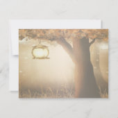 ヴィンテージ素朴ツ結婚リーのリハーサルディナー 招待状 (裏面)