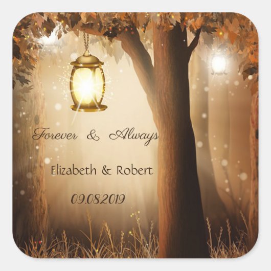 ヴィンテージ素朴ツ結婚リー スクエアシール (正面)