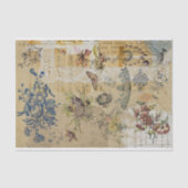 ヴィンテージ素朴テクスチフランスのャ分離 薄葉紙 (正面)