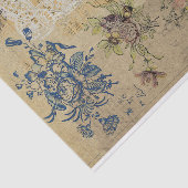 ヴィンテージ素朴テクスチフランスのャ分離 薄葉紙 (詳細)