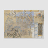 ヴィンテージ素朴テクスチャーのバフランスのラップ 薄葉紙 (正面)