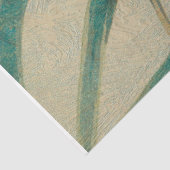 ヴィンテージ素朴テクスチャー葉パームの分離 薄葉紙 (詳細)