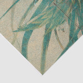 ヴィンテージ素朴テクスチャー葉パームの分離 薄葉紙 (詳細)