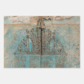 ヴィンテージ素朴テクスチャ切り離しラップ紙 ラッピングペーパーシート (正面3)