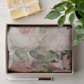 ヴィンテージ素朴テクスチャ植物地図のデコップ 薄葉紙 (ギフト)