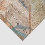 ヴィンテージ素朴テクスピンクピーチ切り離し 薄葉紙 (詳細)