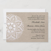 ヴィンテージ素朴ドリー結婚式招待状 招待状 (正面)