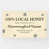 ヴィンテージ素朴ハニービジネス 横断幕 (横)