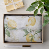 ヴィンテージ素朴ハニービーズ&イエローシトラスレモン 薄葉紙 (ギフト)