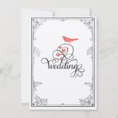 ヴィンテージ素朴ハートミントコーラルザデイト セーブザデート (裏面)