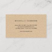 ヴィンテージ素朴バタフライロゴ 名刺 (裏面)