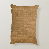 ヴィンテージ素朴バフェイクラップシードバッグテンプレート アクセントクッション (裏面(縦))