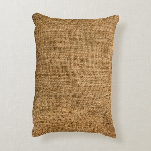 ヴィンテージ素朴バフェイクラップシードバッグテンプレート アクセントクッション (裏面(縦))