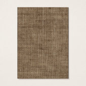 ヴィンテージ素朴バーラップレースイヤリングカード (裏面)