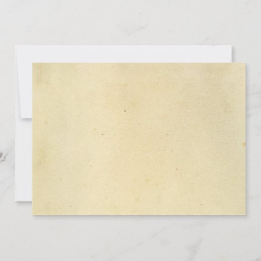 ヴィンテージ素朴パステルフローラ誕生日ティーパーティー 招待状 (裏面)