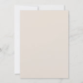 ヴィンテージ素朴パステルメドウワイルドフラワーガーデン 招待状 (裏面)