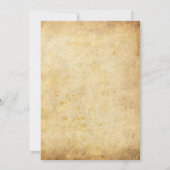 ヴィンテージ素朴ピグロースト招待状II 招待状 (裏面)