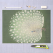 ヴィンテージ素朴ピーコックピーコックデクページング 薄葉紙 (クラフト)