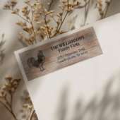 ヴィンテージ素朴ファミリーファームルースター ラベル