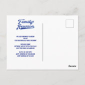 ヴィンテージ素朴ファミリー懇親会 ポストカード (裏面)