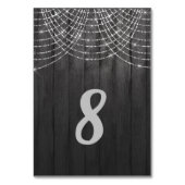 ヴィンテージ素朴フェアリーモダンライトテーブル番号 テーブルナンバー (裏面)