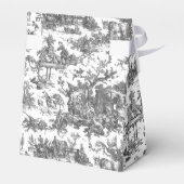 ヴィンテージ素朴フフランスのァームトイルブラック&ホワイト フェイバーボックス (裏面サイド)