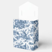 ヴィンテージ素朴フフランスのァームトイルブルー&ホワイト フェイバーボックス (オープン)