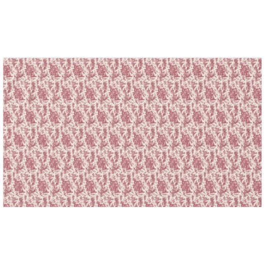 ヴィンテージ素朴フフランスのァームトイルレッド&タン テーブルクロス (正面(横))