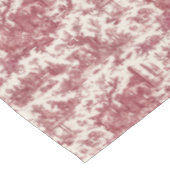 ヴィンテージ素朴フフランスのァームトイルレッド&タン テーブルクロス (アングル)