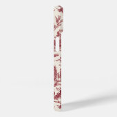 ヴィンテージ素朴フフランスのァームトイルレッド&タン Case-Mate iPhoneケース (裏面 / 右)