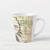 ヴィンテージ素朴フランスのな蝶パリエッフェル塔 カフェラテマグ (右)