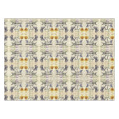 ヴィンテージ素朴フランスのな蝶パリエッフェル塔 テーブルクロス (正面(横))