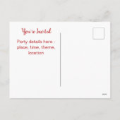 ヴィンテージ素朴フランスのジョユーノエル シーズンポストカード (裏面)