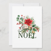 ヴィンテージ素朴フランスのジョユーノエル 案内状 (正面)