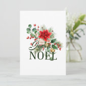 ヴィンテージ素朴フランスのジョユーノエル 案内状 (スタンド正面)