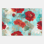 ヴィンテージ素朴フローラの引出しライナー ラッピングペーパーシート (正面)