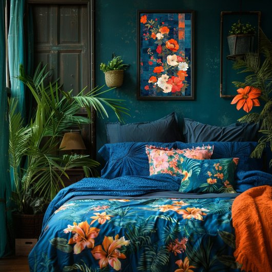 ヴィンテージ素朴フローラキルトの分離 薄葉紙