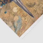 ヴィンテージ素朴フローラキルトの切り離し 薄葉紙 (詳細)