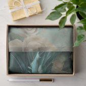 ヴィンテージ素朴フローラクラウンクイーンベアデクページ 薄葉紙 (ギフト)