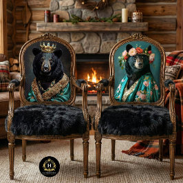 ヴィンテージ素朴フローラクラウンクイーンベアデクページ 薄葉紙