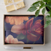 ヴィンテージ素朴フローラテクスチャの切り離し 薄葉紙 (ギフト)