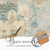 ヴィンテージ素朴フローラテクスチャの切り離し 薄葉紙