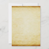 ヴィンテージ素朴フローラバーケージ結婚式招待状 招待状 (裏面)