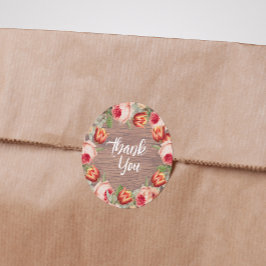 ヴィンテージ素朴フローラファームバ結婚ンズサンキュー ラウンドシール