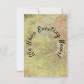 ヴィンテージ素朴フローラ保存日付 (正面)