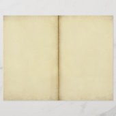 ヴィンテージ素朴フローラ区分スタイル仕訳帳ページ (裏面)