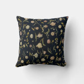 ヴィンテージ素朴フローラ敷物パターン クッション (裏面)